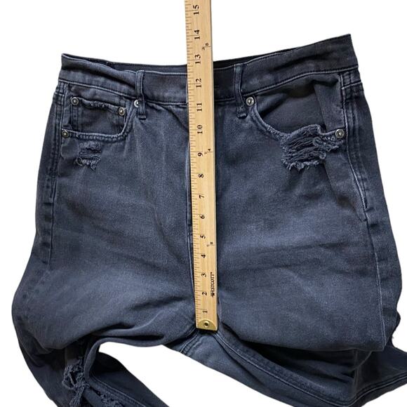 American Eagle Highest Rise 90s Boyfriend Distressed Jeans Denim Pants Womens 10 - Picture 7 of 11